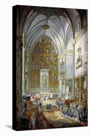 Fernando VII Is Sworn in as Prince of Asturias, 1791-Luis Paret y Alcazar-Stretched Canvas
