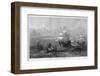 Fernao De Magalhaes Discovers the Straits of Magellan-O.w. Brierley-Framed Photographic Print