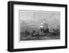 Fernao De Magalhaes Discovers the Straits of Magellan-O.w. Brierley-Framed Photographic Print