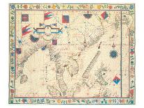 The Far East (from a portolan atlas, 1571)-Fernao Vaz Douado-Stretched Canvas