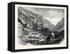 Ferndale Colliery Rhondda Valley South Wales the Scene of the Late Disastrous Explosion Uk 1867-null-Framed Stretched Canvas