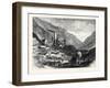 Ferndale Colliery Rhondda Valley South Wales the Scene of the Late Disastrous Explosion Uk 1867-null-Framed Giclee Print