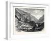 Ferndale Colliery Rhondda Valley South Wales the Scene of the Late Disastrous Explosion Uk 1867-null-Framed Giclee Print