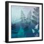 Ferns Navy-Lula Bijoux-Framed Premium Giclee Print