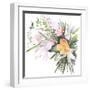 Ferns & Tulips II-Jennifer Parker-Framed Art Print