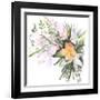 Ferns & Tulips II-Jennifer Parker-Framed Art Print