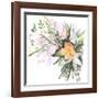 Ferns & Tulips II-Jennifer Parker-Framed Art Print