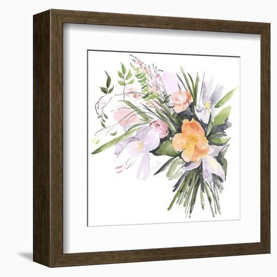 Ferns & Tulips II-Jennifer Parker-Framed Art Print