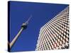 Fernsehturm, Alexanderplatz, Berlin, Germany-Jon Arnold-Stretched Canvas