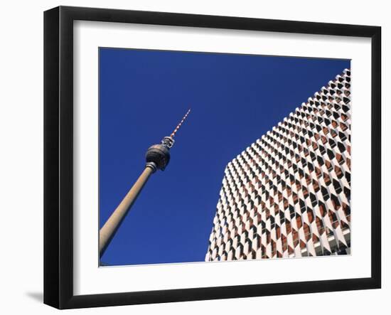 Fernsehturm, Alexanderplatz, Berlin, Germany-Jon Arnold-Framed Photographic Print