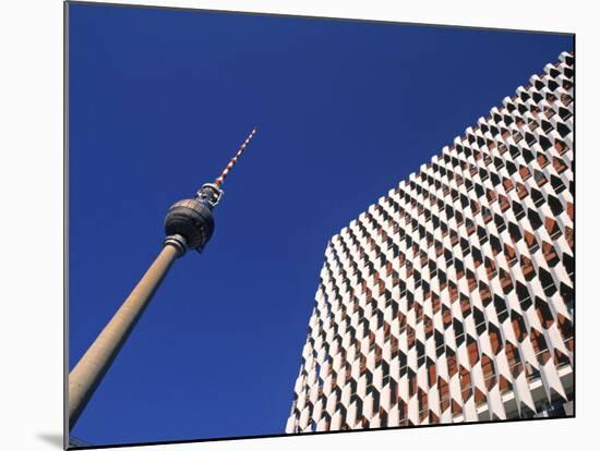 Fernsehturm, Alexanderplatz, Berlin, Germany-Jon Arnold-Mounted Photographic Print