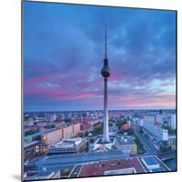 Fernsehturm, Alexanderplatz, Berlin, Germany-Jon Arnold-Mounted Photographic Print