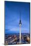 Fernsehturm, Alexanderplatz, Berlin, Germany-Jon Arnold-Mounted Photographic Print