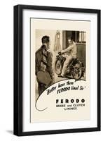 Ferodo Brake and Clutch Linings-null-Framed Art Print