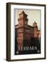 Ferrara Poster-Mario Borgoni-Framed Giclee Print