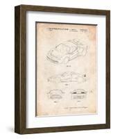 Ferrari 2012 Sp12 Patent-Cole Borders-Framed Art Print