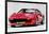 Ferrari 208 GTB Turbo Watercolor-NaxArt-Framed Art Print