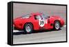 Ferrari 250 GTB SWB Bizzarrini Watercolor-NaxArt-Framed Stretched Canvas