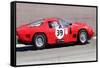 Ferrari 250 GTB SWB Bizzarrini Watercolor-NaxArt-Framed Stretched Canvas