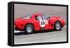 Ferrari 250 GTB SWB Bizzarrini Watercolor-NaxArt-Framed Stretched Canvas