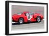 Ferrari 250 GTB SWB Bizzarrini Watercolor-NaxArt-Framed Art Print