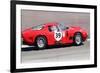 Ferrari 250 GTB SWB Bizzarrini Watercolor-NaxArt-Framed Premium Giclee Print