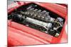 Ferrari 250 GTO Engine Watercolor-NaxArt-Mounted Art Print
