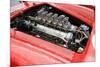 Ferrari 250 GTO Engine Watercolor-NaxArt-Mounted Premium Giclee Print