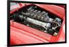 Ferrari 250 GTO Engine Watercolor-NaxArt-Framed Art Print