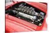 Ferrari 250 GTO Engine Watercolor-NaxArt-Stretched Canvas