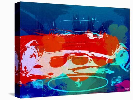 Ferrari 250 Gto Watercolor-NaxArt-Stretched Canvas