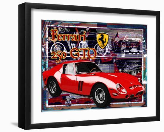 Ferrari 250 Gto-Nomi Saki-Framed Giclee Print