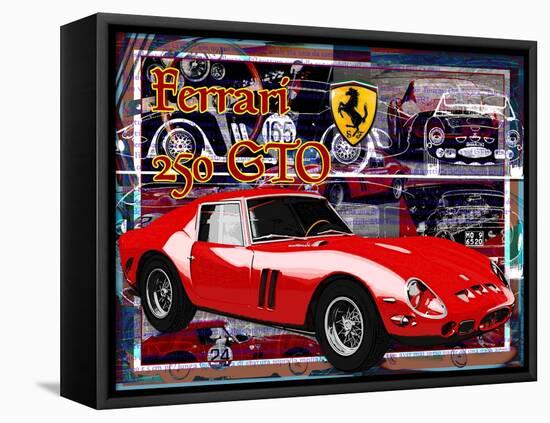 Ferrari 250 Gto-Nomi Saki-Framed Stretched Canvas