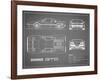 Ferrari 288-GTO-Grey-Mark Rogan-Framed Art Print