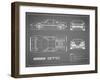 Ferrari 288-GTO-Grey-Mark Rogan-Framed Art Print