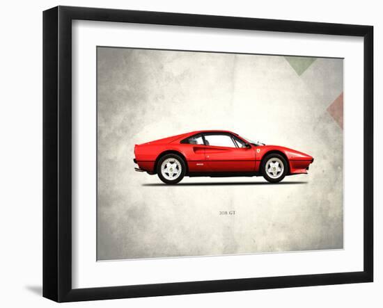 Ferrari 308GT Berlinetta 1977-Mark Rogan-Framed Art Print