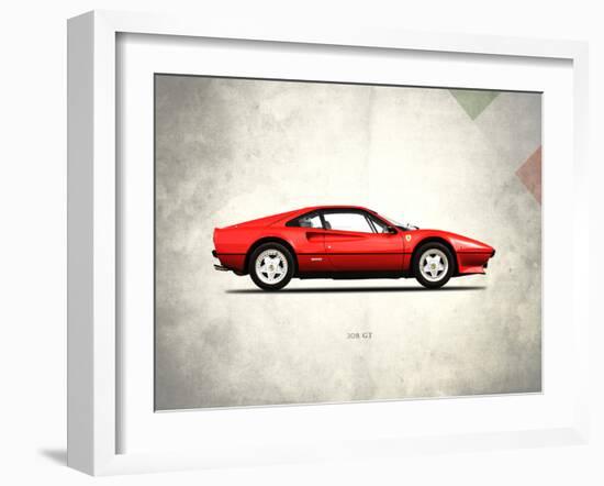 Ferrari 308GT Berlinetta 1977-Mark Rogan-Framed Art Print