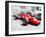 Ferrari 312 Laguna Seca Watercolor-NaxArt-Framed Art Print