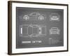 Ferrari 328-GTB-Grey-Mark Rogan-Framed Art Print