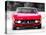 Ferrari 365 GTC4 Front Watercolor-NaxArt-Stretched Canvas