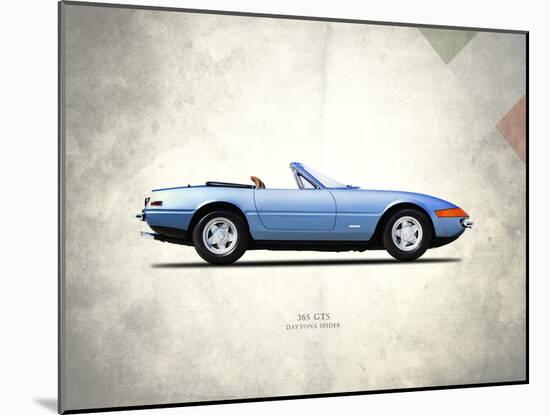 Ferrari 365GTS Daytona Spider-Mark Rogan-Mounted Art Print