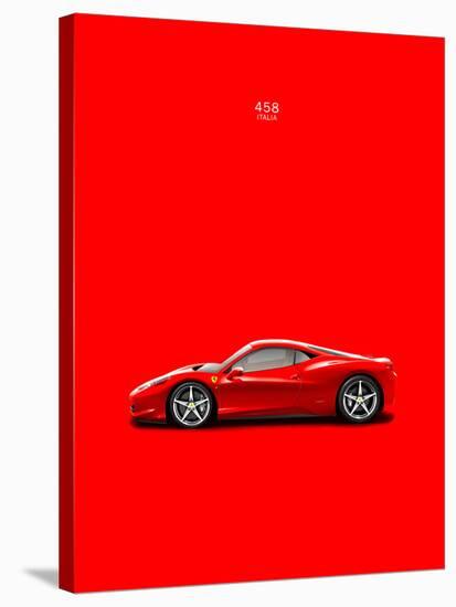 Ferrari 458 Italia Red-Mark Rogan-Stretched Canvas