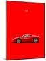 Ferrari 458 Italia Red-Mark Rogan-Mounted Art Print