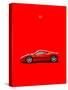 Ferrari 458 Italia Red-Mark Rogan-Stretched Canvas