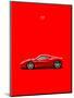 Ferrari 458 Italia Red-Mark Rogan-Mounted Art Print