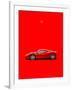 Ferrari 458 Italia Red-Mark Rogan-Framed Art Print