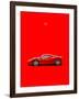 Ferrari 458 Italia Red-Mark Rogan-Framed Art Print