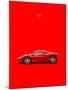 Ferrari 458 Italia Red-Mark Rogan-Mounted Art Print