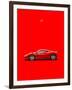 Ferrari 458 Italia Red-Mark Rogan-Framed Art Print