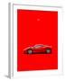 Ferrari 458 Italia Red-Mark Rogan-Framed Art Print